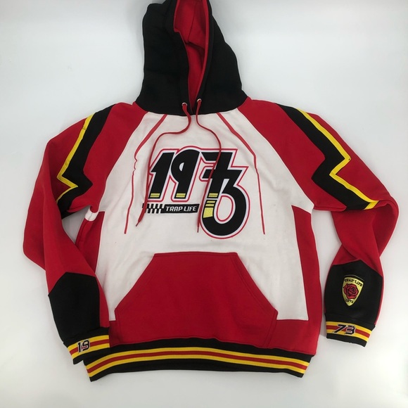 Trap-Life 1973 Race Hoodie - Size XL - Picture 1 of 4